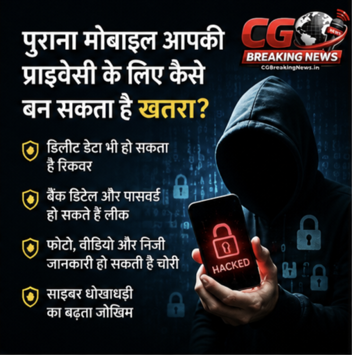 ई-वेस्ट से डेटा चोरी का खतरा – पुराने मोबाइल से आपकी निजी जानकारी लीक हो सकती है